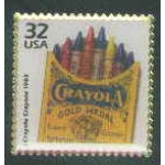 CRAYOLA COLOR CRAYONS STAMP PIN